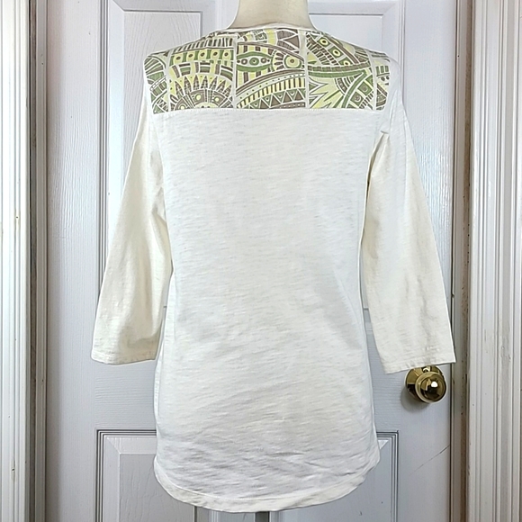 Chicos Zenergy Southwestern Print Blouse - Picture 5 of 11